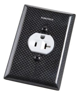 Furutech 103 S Outlet Cover with Carbon Fiber Finish