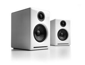 Audioengine A2+ Wireless Bluetooth Desktop Speakers (White)