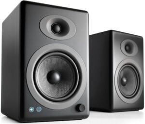 Audioengine A5+BT Wireless Bookshelf Speakers (Black Satin)