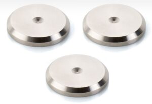 Clearaudio Stainless Steel Spike Plates – AC049 (SET OF 3)
