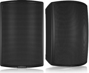 Tannoy AMS 8DC Black 8″ Dual Concentric All-Weather Speakers (PAIR)