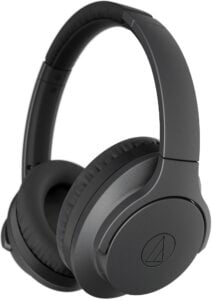 Audio-Technica ATH-ANC700BTBK QuietPoint Wireless Active Noise-Cancelling Headphones (Black)
