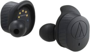 Audio-Technica ATH-SPORT7TWBK SonicSport Wireless In-Ear Headphones (Black)