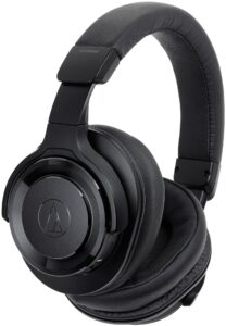 Audio-Technica ATH-WS990BT Solid Bass Wireless Over-Ear Headphones with Built-in Mic & Control