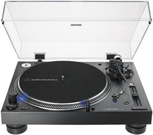 Audio-Technica AT-LP140XP-BK Direct-Drive Professional DJ Turntable (Black)