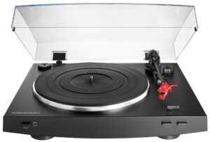 Audio-Technica AT-LP3BK Fully Automatic Belt-Drive Stereo Turntable (Black)