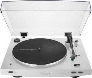 Audio-Technica AT-LP3XBT Wireless & Analog Automatic Belt-Drive Turntable (White)