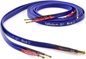 Tellurium Q Blue II Speaker Cables with Banana Ends (5 meter)