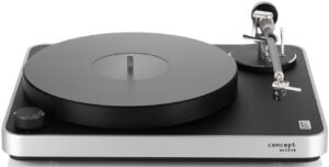Clearaudio Concept Active Turntable with Internal Phono Preamp & Headphone Amp (Silver)