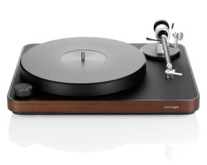 Clearaudio Concept AiR Dark Wood Turntable with Satisfy Black Tonearm and MM Cartridge