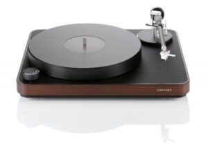 Clearaudio Concept Dark Wood Turntable with Satisfy Carbon Fiber Tonearm and Maestro v2 Cartridge