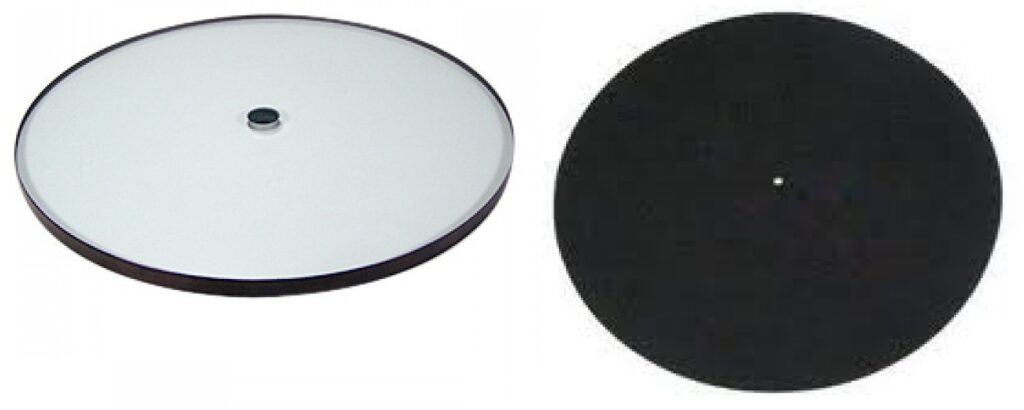 Rega 10mm thick Glass Platter and Black Wool Turntable Mat Combo | Hi ...