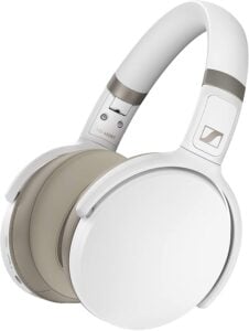 Sennheiser HD 450BT Bluetooth Wireless Noise Cancellation Headphones (White)