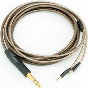 HiFiMAN Crystalline Copper-Silver Cable for HE1000 V2 (1/4″, 6.35mm plug)