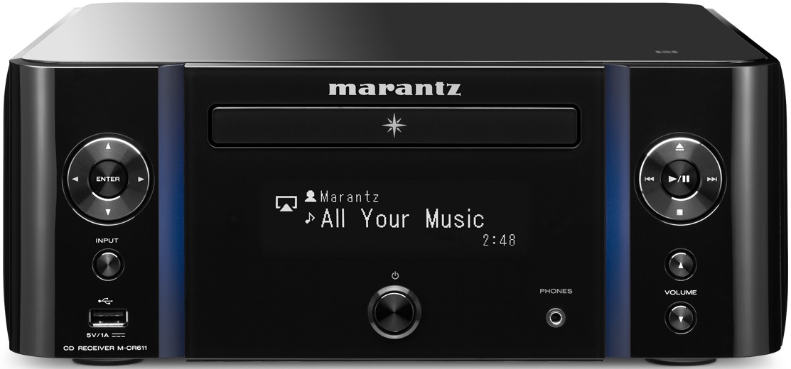 Marantz M-CR611 Network CD Receiver with AirPlay/Bluetooth