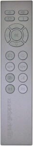 Cocktail Audio High-Quality Aluminum Metal Remote Control (Silver)