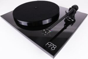 Rega Planar 78 Turntable with Dust Cover (Gloss Black)