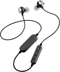 FOCAL Sphear Wireless In-Ear Headphones with Remote and Microphone (Black)