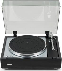 Thorens TD 1600 Classical Wooden Plinth Turntable (Black)