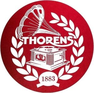 Thorens Genuine OEM THOAC039 Red Felt Logo Platter Mat