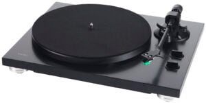 TEAC TN-300SE Turntable – Belt-drive analog Record Player (Matte Black)
