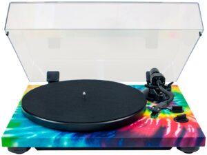 TEAC TN-420 Belt-Driven Turntable with S-Shaped Tonearm (Tie-Dye)