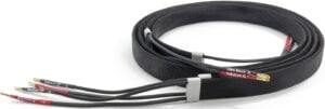 Tellurium Q Ultra Black II Speaker Cables with Banana Ends (4.5 meter)