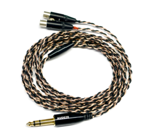Audeze CBL-L5-1000 Premium Single-Ended Braided Cable with 1/4″ Stereo Plug Copper/Black
