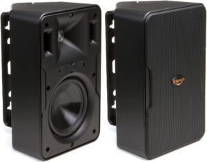 Klipsch CP-6 Outdoor Speakers (Black – Pair)