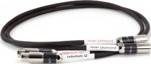 Tellurium Q Silver Diamond XLR-XLR Interconnect Cables (PAIR)