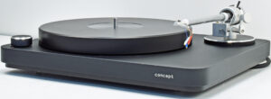 Clearaudio Concept Black Turntable with Satisfy Carbon Fiber Arm