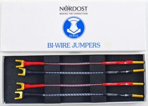 Nordost Norse Series set-of-4 Spade-Banana Bi-Wire Jumper Cables A-BWJUMP/SB