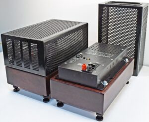 BRYSTON PowerPac 60-watt Mono Power Amps with Custom Hardwood Blocks/Spikes