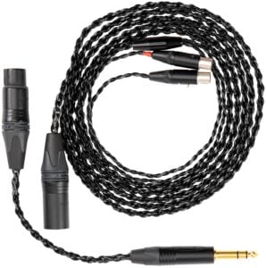 Audeze LCD Balanced XLR Cable with 1/4″ Single-ended Adapter (CBL1103-KT)