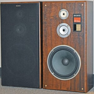 SONY SS-U580 Vintage 10″ 3-way 130-watt speakers MADE-in-USA