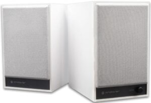 Andover Audio SpeakEasy 4 Bluetooth Powered Speakers with Phono Preamp (White)