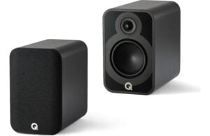 Q Acoustics 5020 Bookshelf Speakers (Satin Black, PAIR)