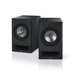 Technics SC-CX700 Wireless Powered Stereo Bookshelf Speakers (Charcoal Black, PAIR)