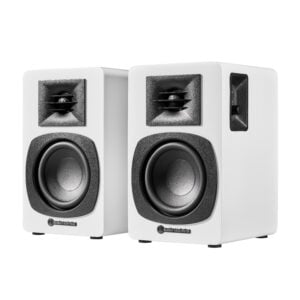 Audio-Technica AT-SP3X Powered Bookshelf Speakers (White)
