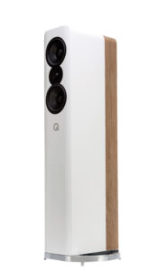 Q Acoustics Concept 500 Floorstanding Speaker (White & Light Oak, EACH)